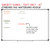 Tropical Botanical text-only subject clings on a 4x6 classroom whiteboard