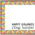 Happy Squares style Bright Minds straight whiteboard cling border framing a whiteboard