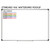 Bright Minds flair pen daily schedule clings on a 4x6 classroom whiteboard