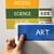 Hand placing an Art schedule cling under Social Studies on a Bright Minds whiteboard schedule