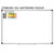 Bright Minds pencil daily schedule clings on a 4x6 classroom whiteboard
