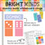 Bright Minds domino whiteboard clings