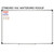 Bright Minds weather and seasons whiteboard clings shown to scale on a 4x6 foot whiteboard mockup