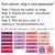 How to order Pink and Purple planner clings: choose the number, style, text, color, and quantity