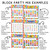 Bright Minds whiteboard cling calendar examples in the block party mix, showing fonts, text colors, and number styles