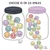 Pastel All Smiles incentive jar with 10 large or 20 small smiley face clings to choose from