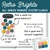 Retro Brights All Smiles incentive jar reward system clings with a class goal on a whiteboard