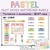 Pastel Must Haves Whiteboard Bundle with calendar, teacher name, daily schedule, and subject clings