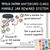 Totally Custom marble jar reward system clings with a class goal on a whiteboard