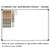 Earth Tones Parts of Speech whiteboard clings shown to scale on a 4x6 foot whiteboard mockup