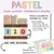 Pastel classroom book counter clings