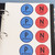 Bright Minds parts of speech clings on a Binder Ready sheet in a binder