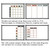 Four whiteboard layouts built with Earth Tones cling dividers, subject clings, and days of the week clings
