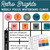 Retro Brights Weekly Focus Monday through Friday whiteboard clings