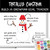 Totally Custom Build-a-Snowman goal tracker clings with a class goal on a whiteboard