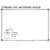 Bright Minds Build-a-Snowman goal tracker, 10 inches tall when finished, on a 4x6 foot whiteboard