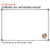 Varsity Stripes Piece-of-Pie goal tracker with a 8-inch pie plate shown to scale on a 4x6 foot whiteboard