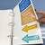 Reimagines Ready Parts of Speech whiteboard clings stored on a Binder Ready sheet in a three-ring binder