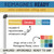 Reimagines Ready mini calendar whiteboard clings showing weekday, month, date, and year
