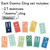 Reimagines Ready domino set: 27 domino clings and a Domino header