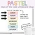Pastel days of the week whiteboard clings and arrows
