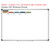 Happy Camper place value label clings shown to scale on a 4x6 foot whiteboard mockup
