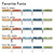 Happy Camper place value label clings font and text color examples
