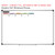 Pastel place value label clings shown to scale on a 4x6 foot whiteboard mockup