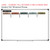 Earth Tones place value label clings shown to scale on a 4x6 foot whiteboard mockup