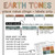 Earth Tones place value label clings on a whiteboard