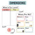 Location and lunch tracker sizes: 12 by 14 inch base clings and 1.25 inch student number clings