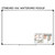 earth tones lunch and location tracker whiteboard clings mockup