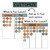 Earth Tones What's for Lunch? cling with up to four lunch choices and numbered student clings