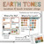 Earth Tones location and lunch tracker whiteboard clings