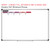 Pink and Purple place value label clings shown to scale on a 4x6 foot whiteboard mockup