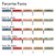 Varsity Stripes place value label clings font and text color examples