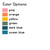 Retro Brights color options for custom whiteboard clings