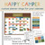 Happy Camper custom planner clings labeling tests, meetings, and breaks on a whiteboard calendar