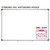 Modern Terrazzo whiteboard calendar cling shown to scale on a 4x6 classroom whiteboard, size example 1