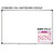 Retro Brights whiteboard calendar cling shown to scale on a 4x6 classroom whiteboard, size example 1