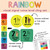Rainbow visual signal voice level whiteboard clings
