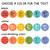 Bright Minds voice level clings in black, white, or coordinating text