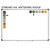 Modern Terrazzo visual signal voice level whiteboard clings shown to scale on a 4x6 foot whiteboard mockup