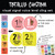 Totally Custom visual signal voice level whiteboard clings