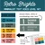 Retro Brights minimalist text voice level whiteboard clings