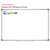 Reimagines Ready 2D and 3D shapes whiteboard clings shown to scale on a 4x6 foot whiteboard mockup