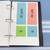Spanish Spanish calendar clings stored on Binder Ready sheets in a three-ring binder, photo 2