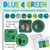 blue and green whiteboard clings showing hand signals for classroom management