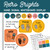 retro brights whiteboard clings showing hand signals for classroom management