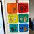 Rainbow classroom hand signal whiteboard clings held up to show the reusable static cling